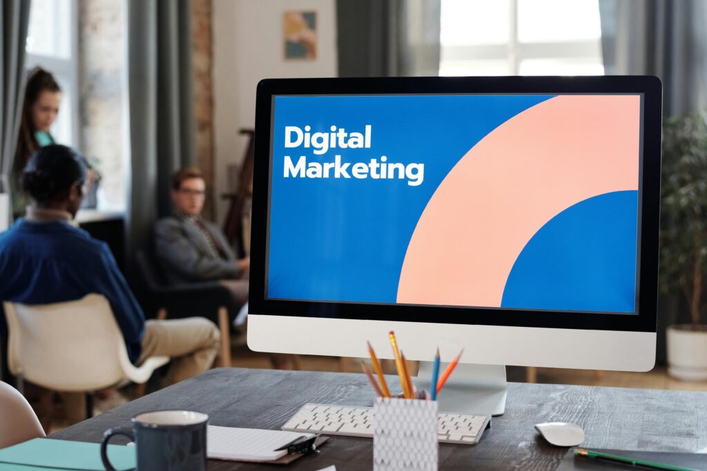 digital marketing services
in a laptop